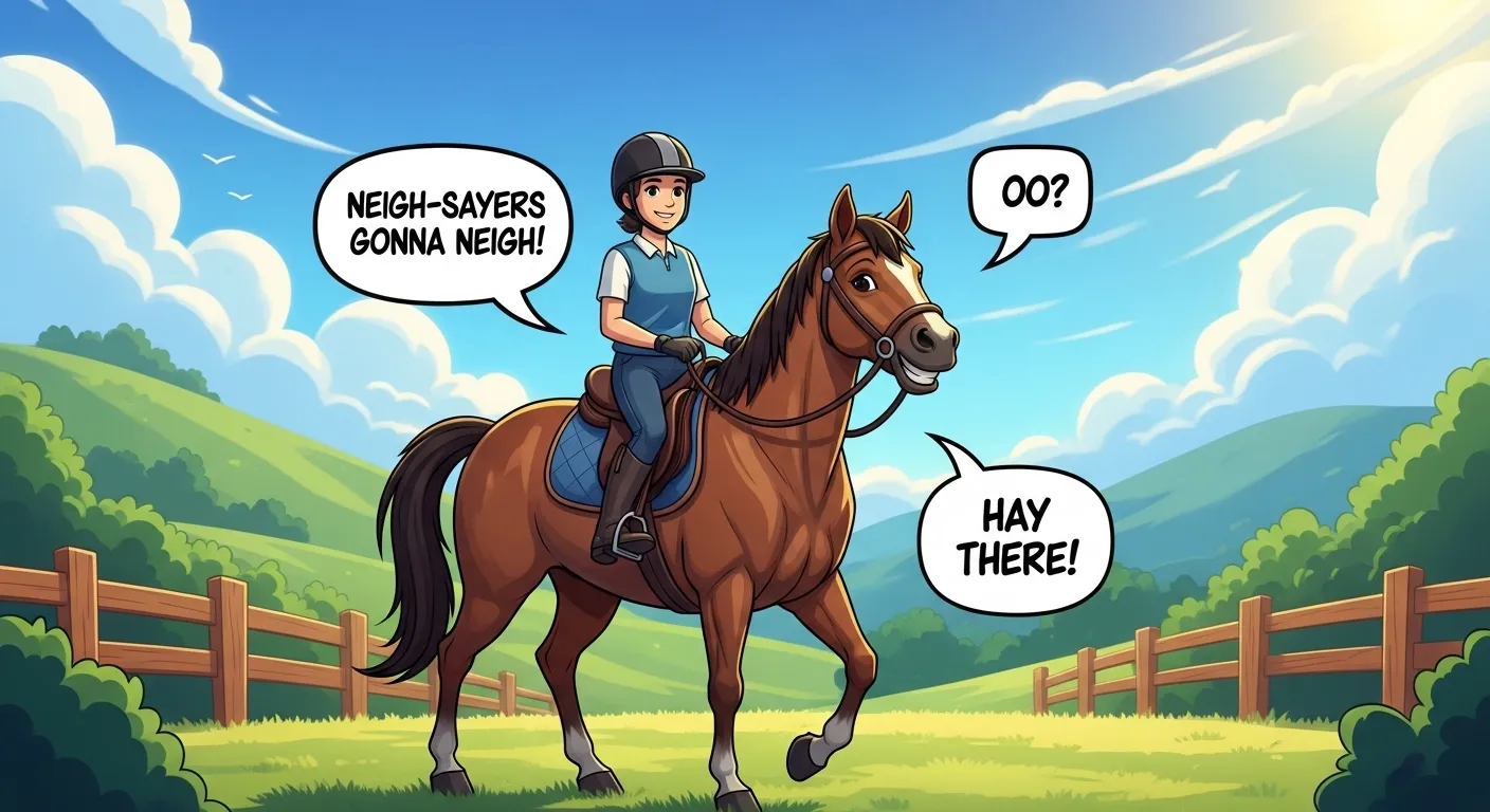 Horse Riding Puns