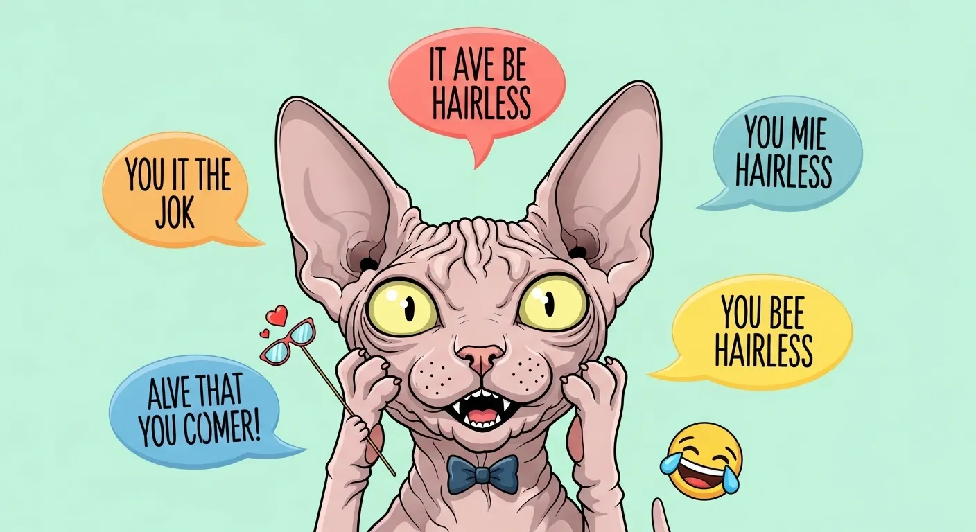 Hairless cat jokes