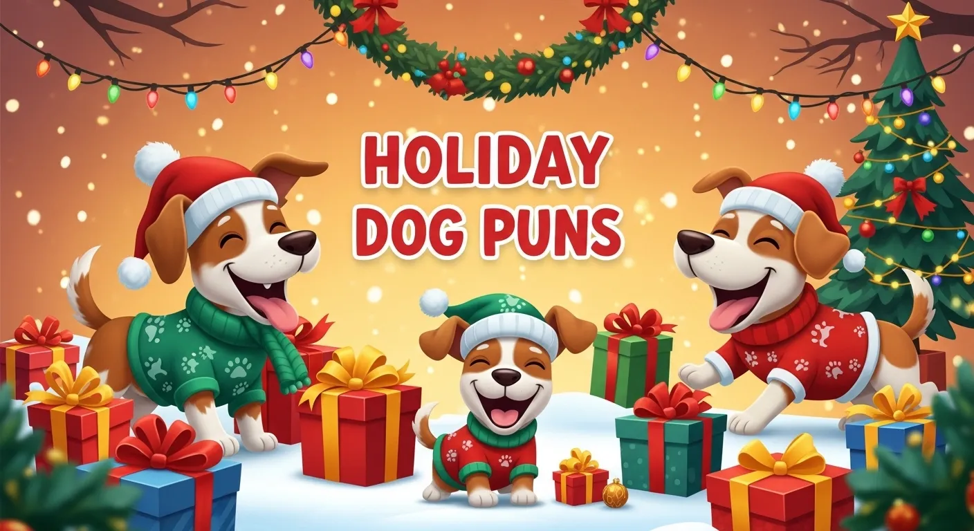 Holiday Dog Puns
