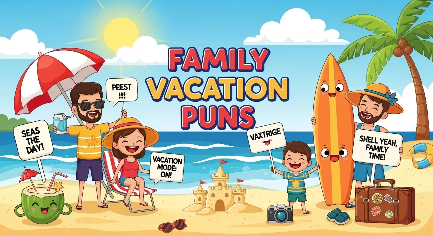 Family vacation puns
