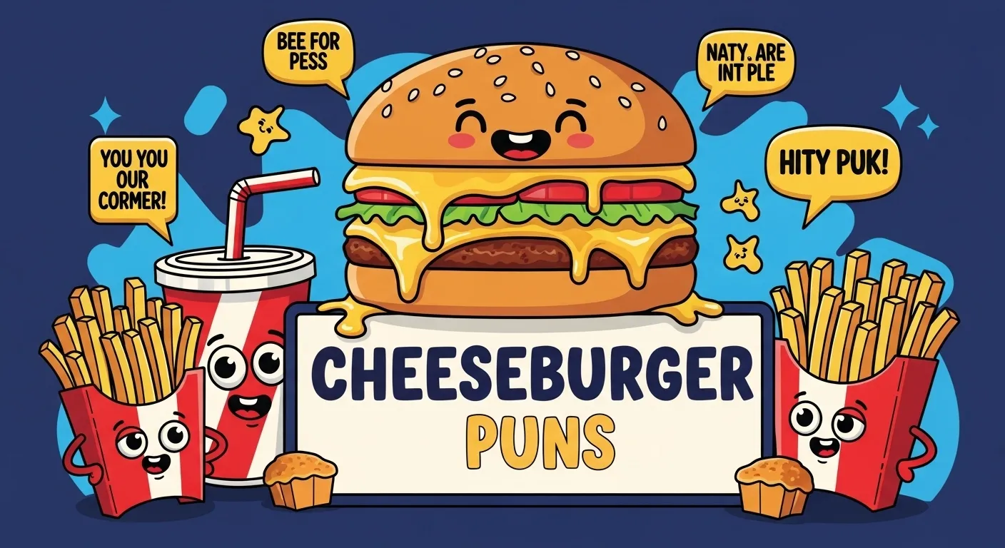 Cheeseburger puns