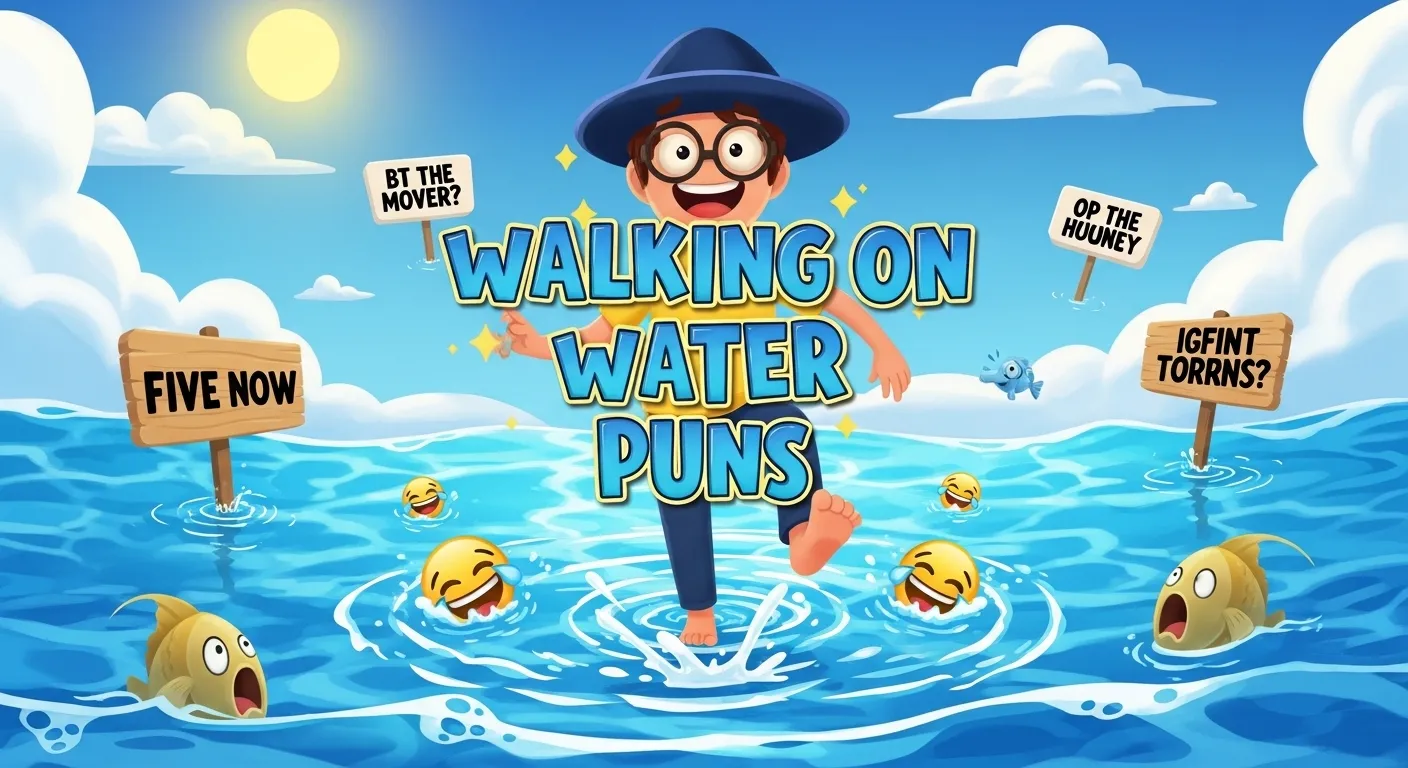 Walking on water puns