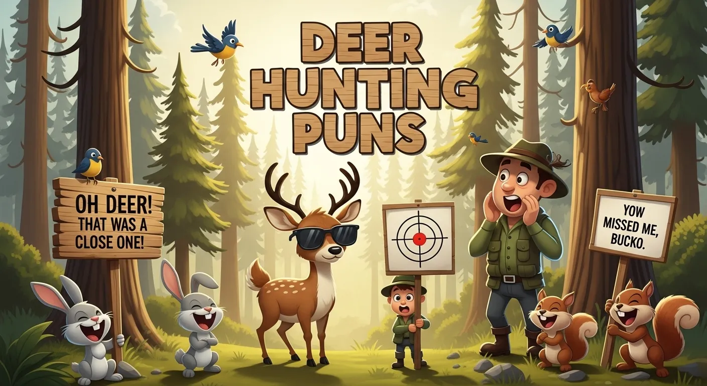 Deer hunting puns
