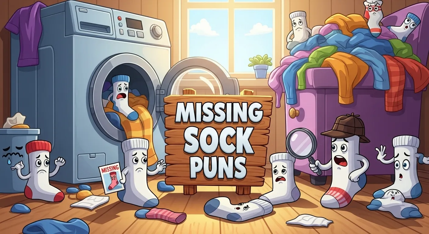 Missing sock puns