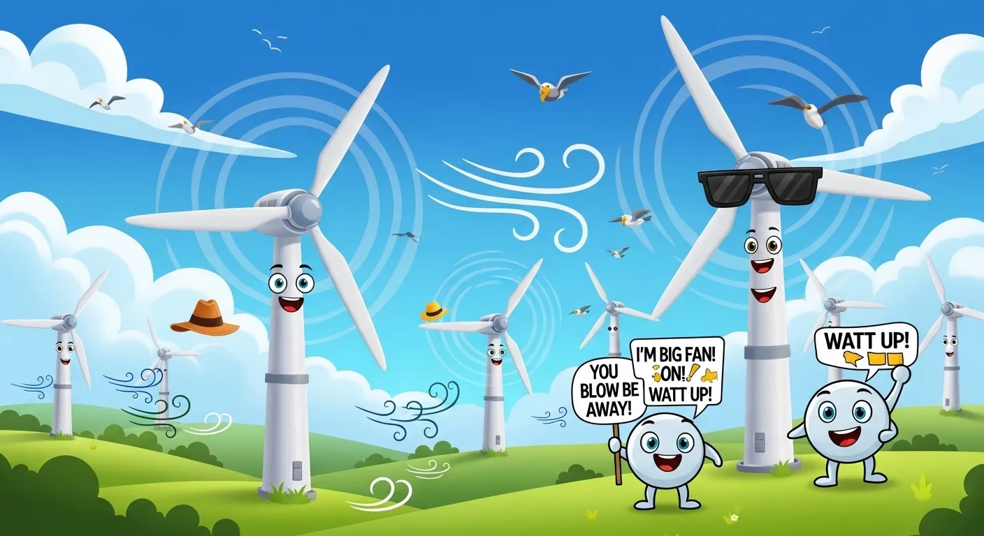 Wind turbine puns