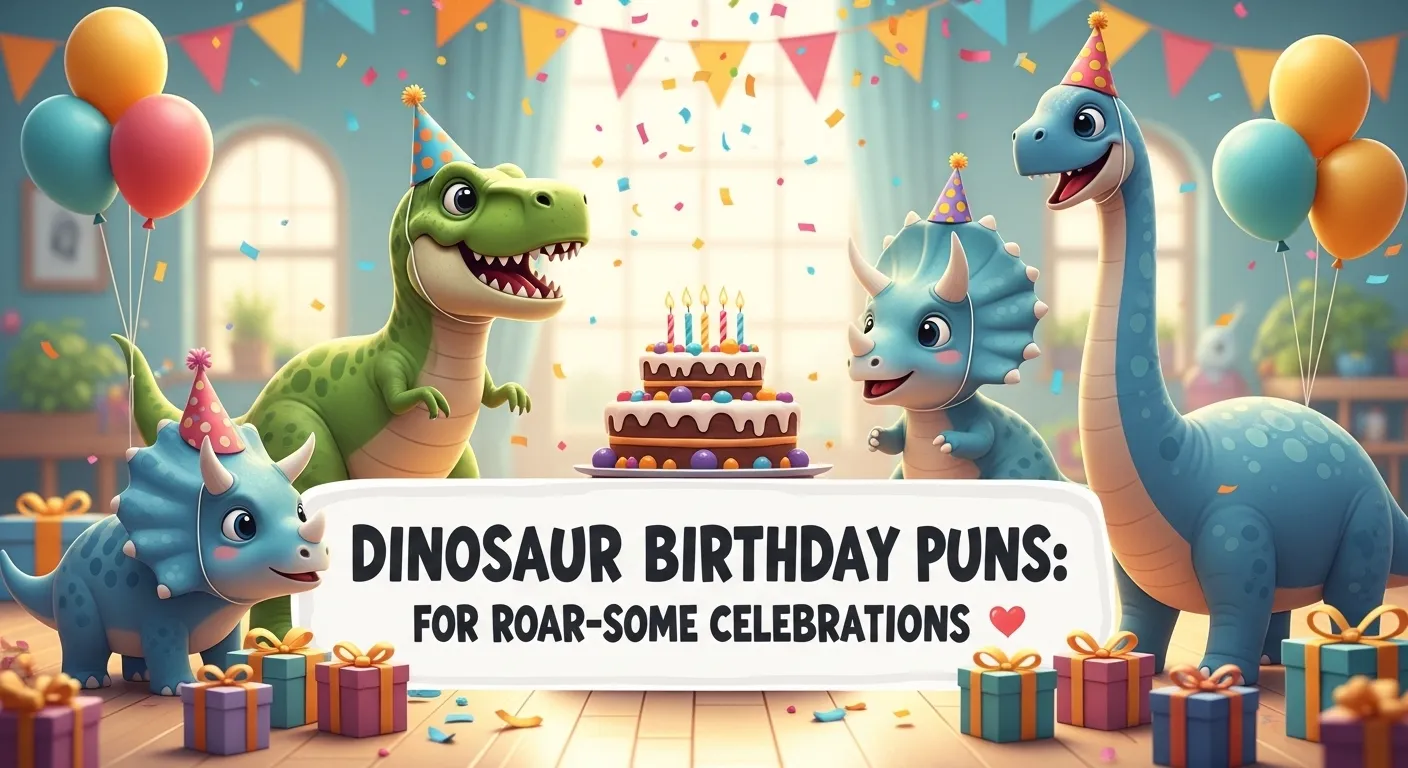 Dinosaur Birthday Puns