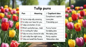 Tulip puns