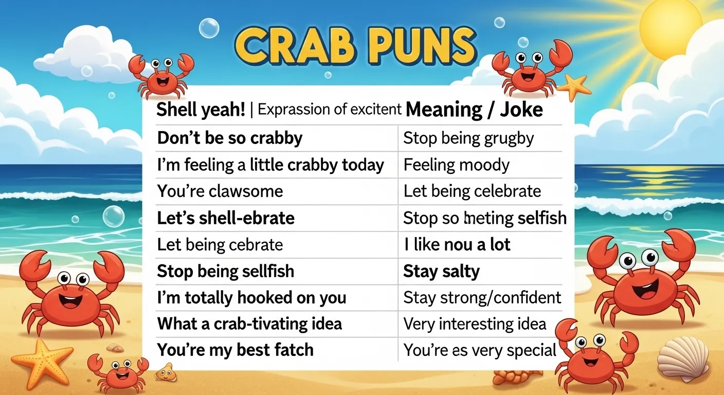 Crab puns