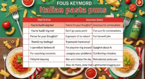 Italian pasta puns
