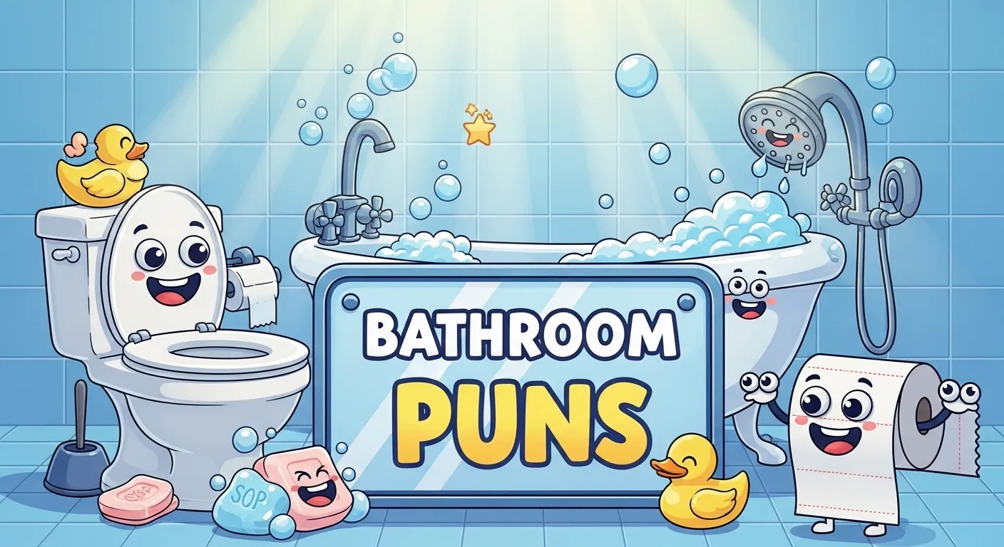Bathroom puns