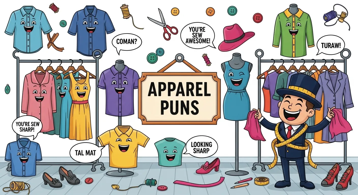 Apparel puns