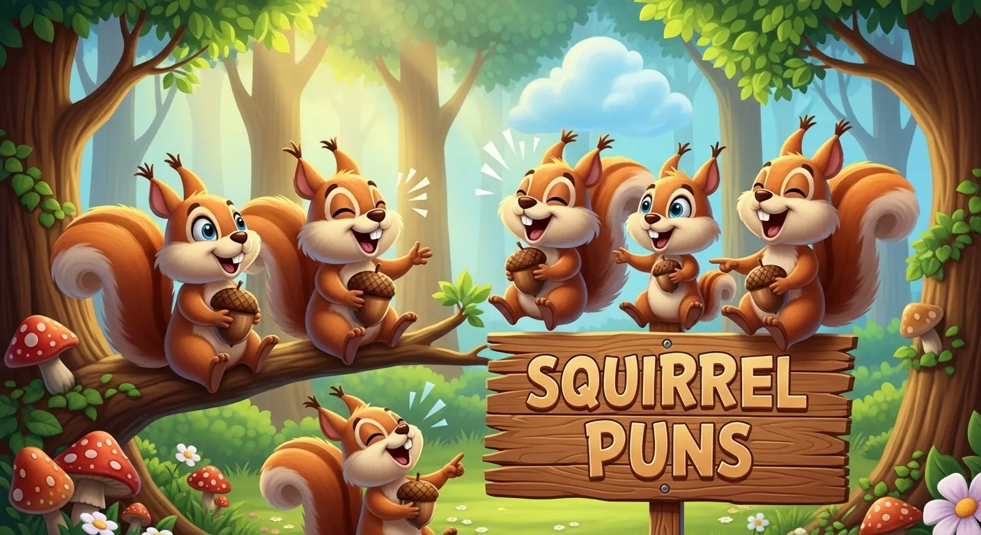 Squirrel puns