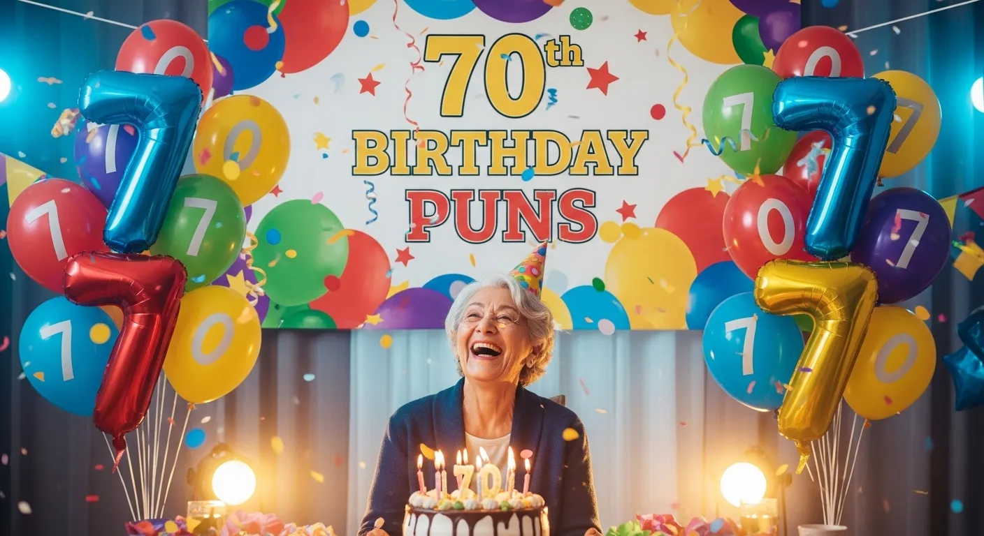 70th Birthday Puns