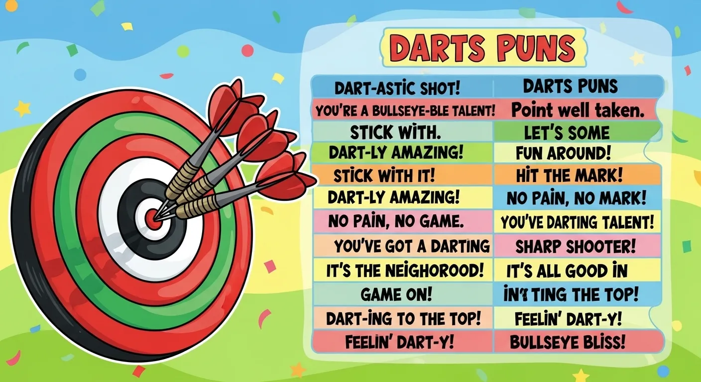 Darts Puns