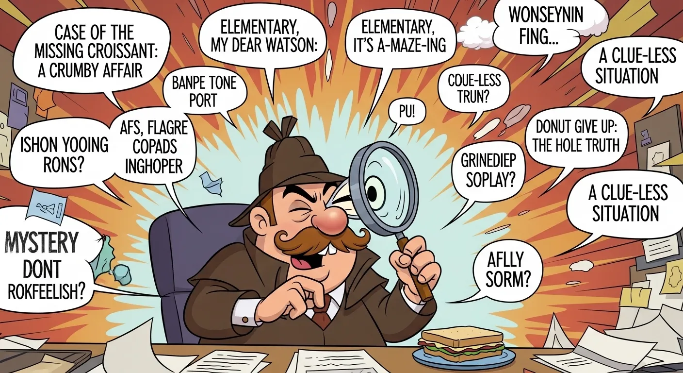 Detective Puns