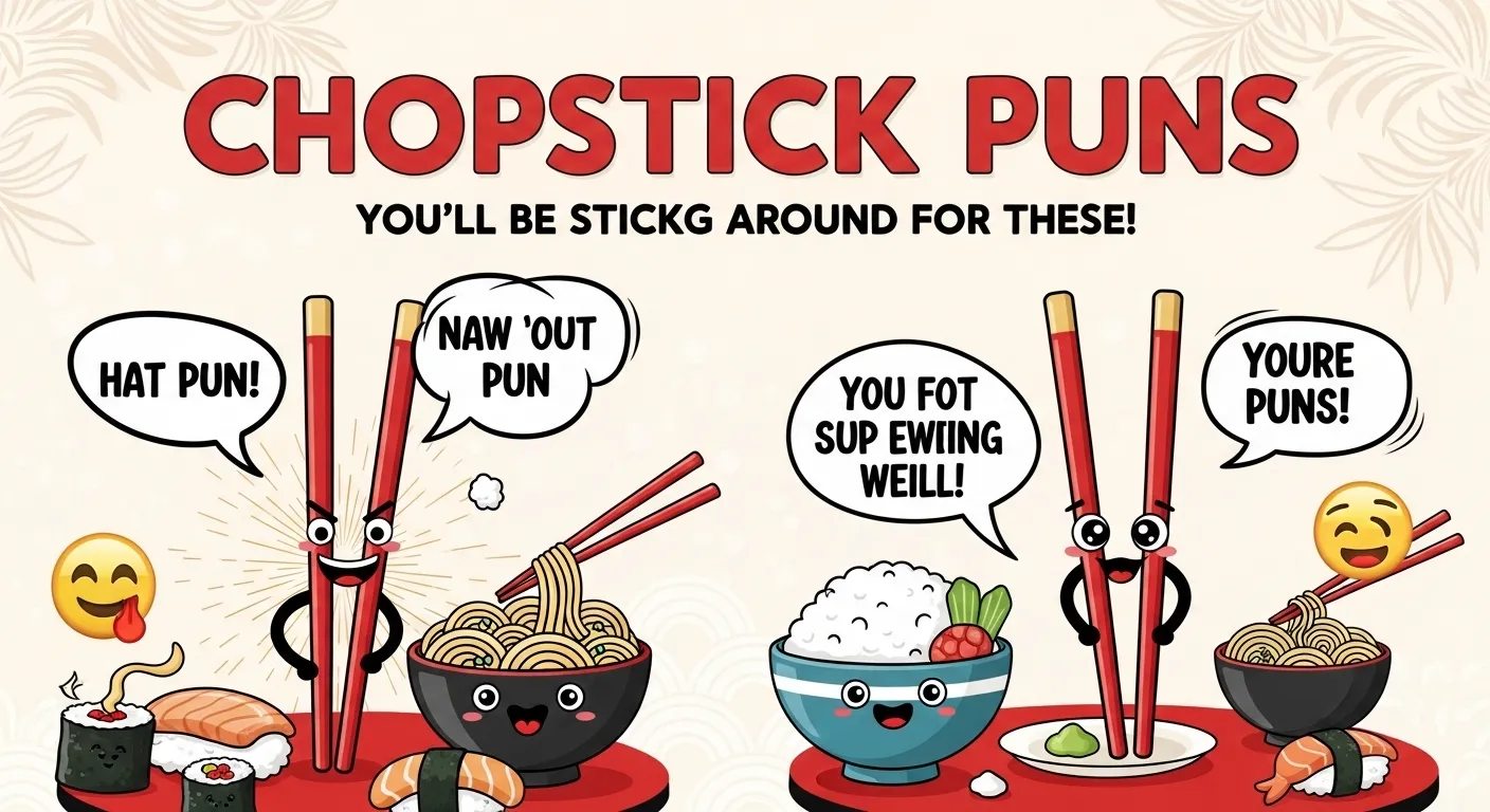 Chopstick puns