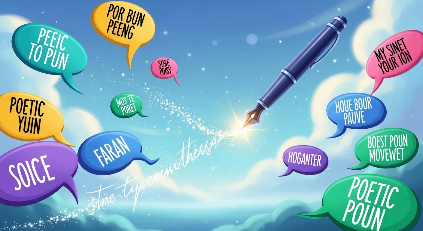 Poetic Puns ✨😂 | Witty Wordplay That Speaks to Your Soul