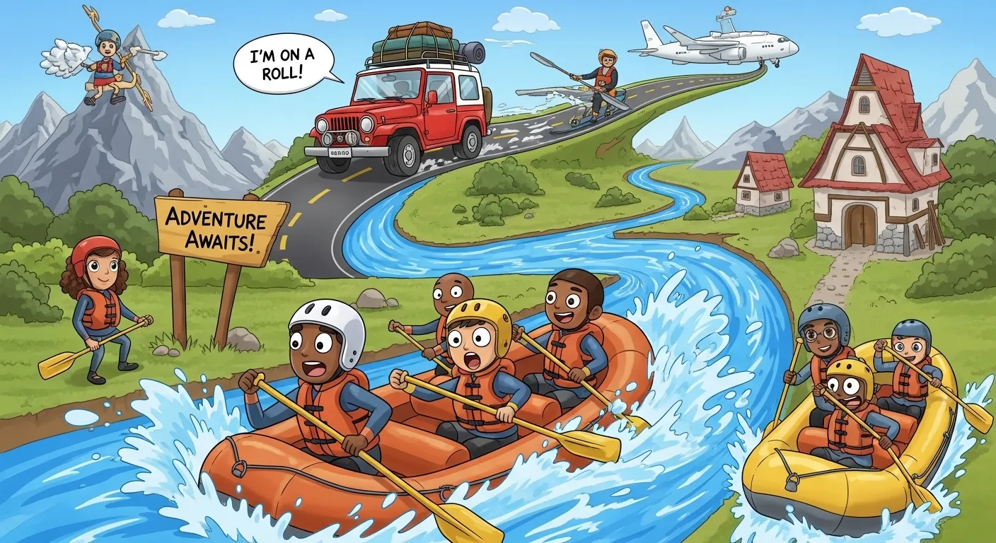 Adventure puns:(That Make Every Journey Funnier & Wilder) 😂🔥