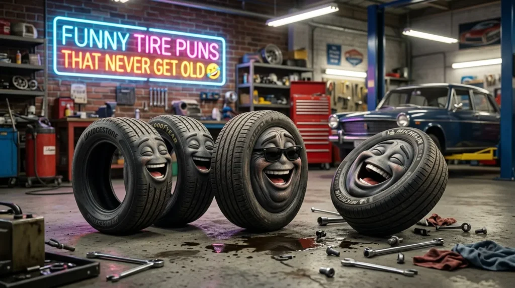 Funny Tire Puns That Never Get Old 🤣