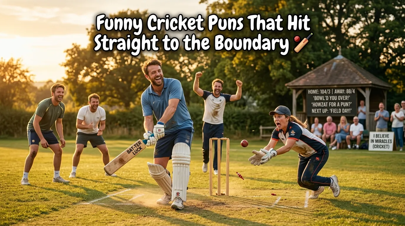 Cricket Puns