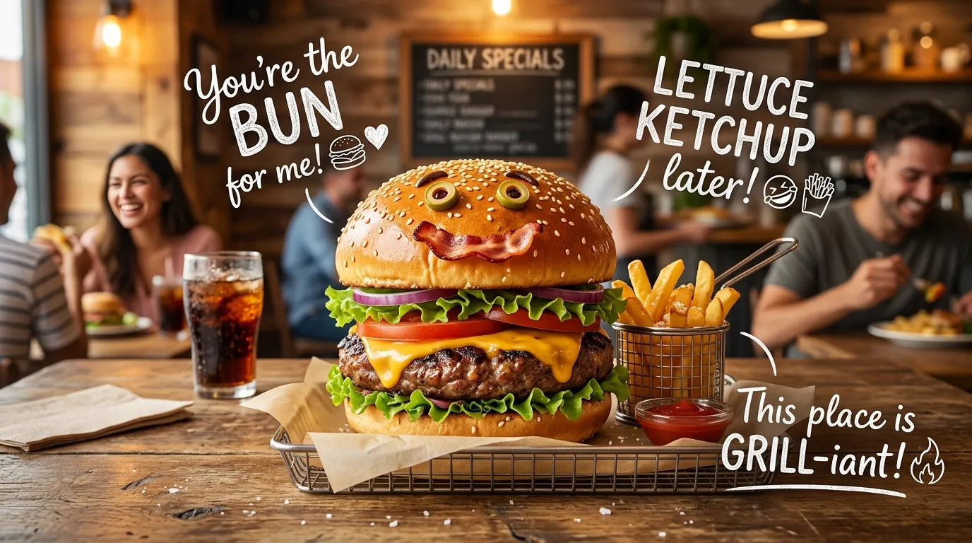 Hamburger puns