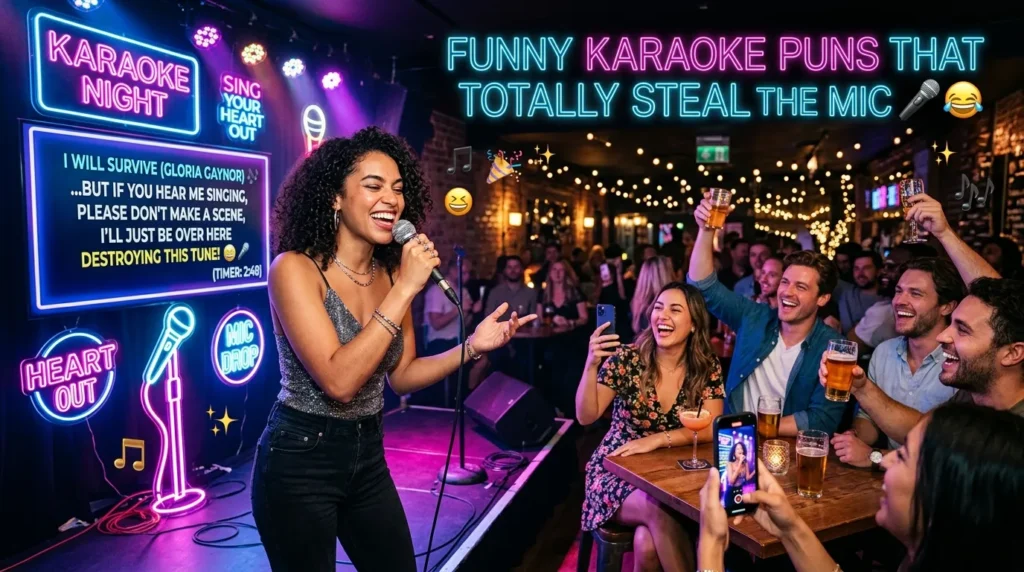 Funny Karaoke Puns That Totally Steal the Mic ๐ค