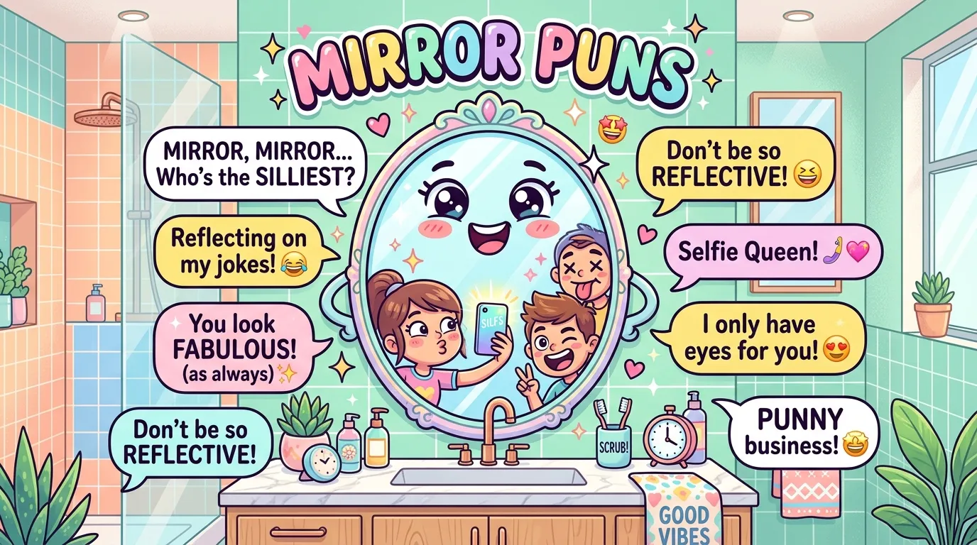 Funny Mirror Puns