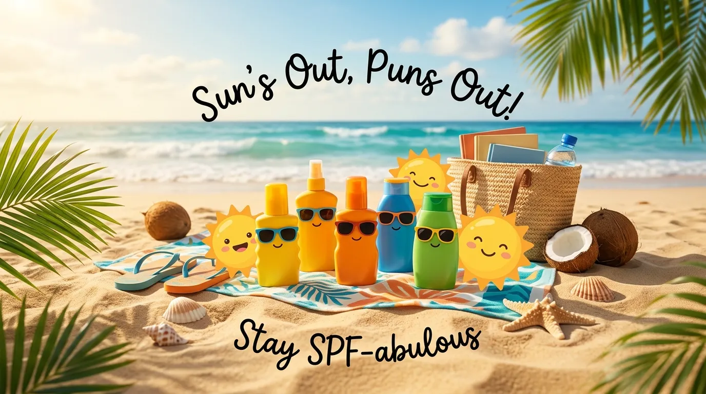Sunscreen puns