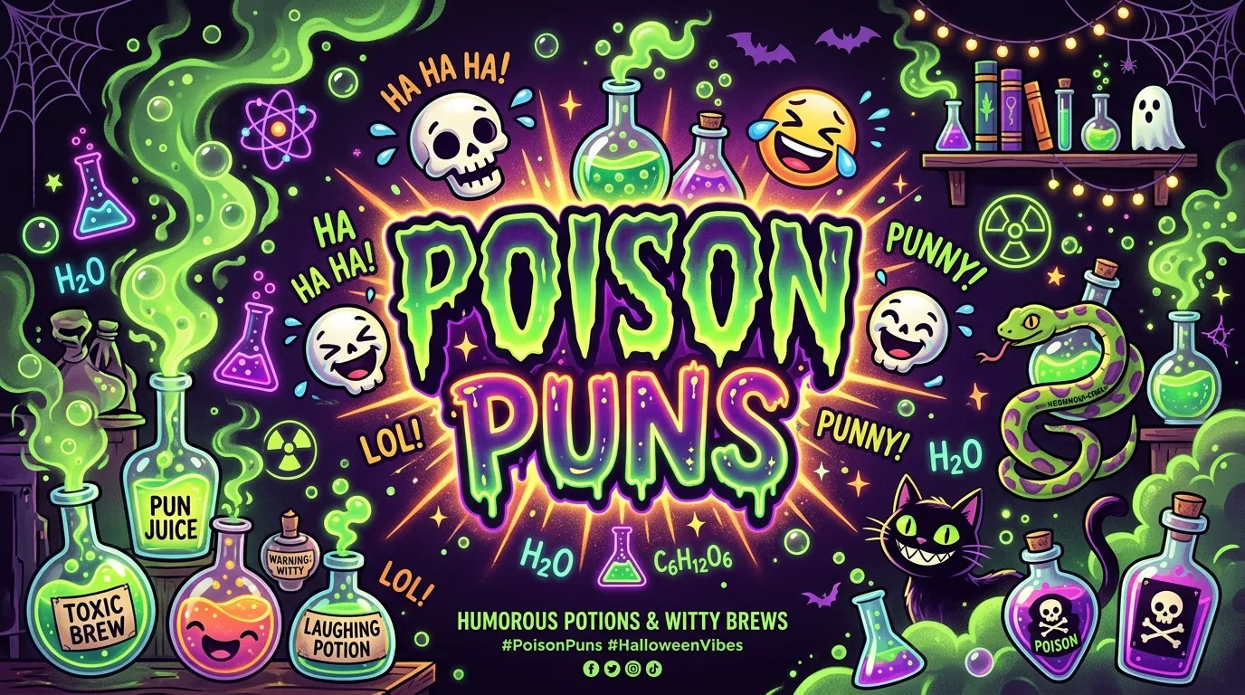 Poison puns