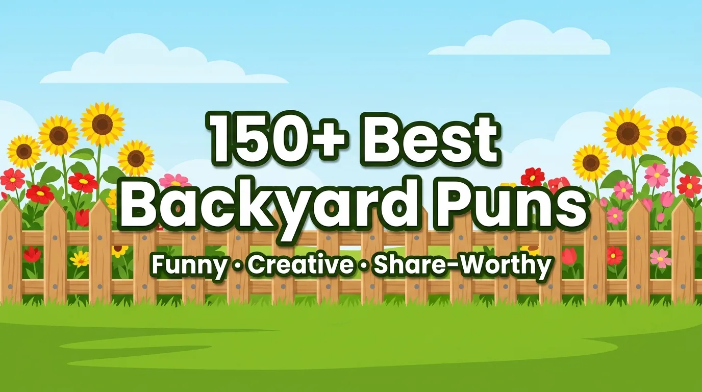 Best Backyard Puns