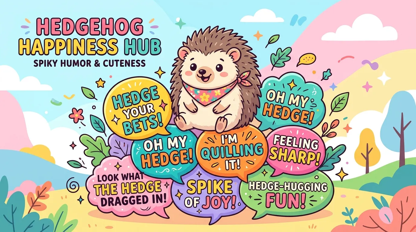 Hedgehog Puns